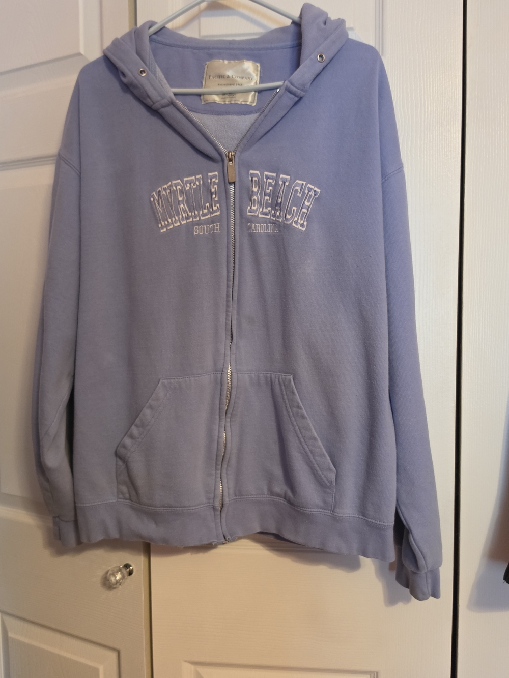 Myrtle Beach Lavender Zip-Up Hoodie
